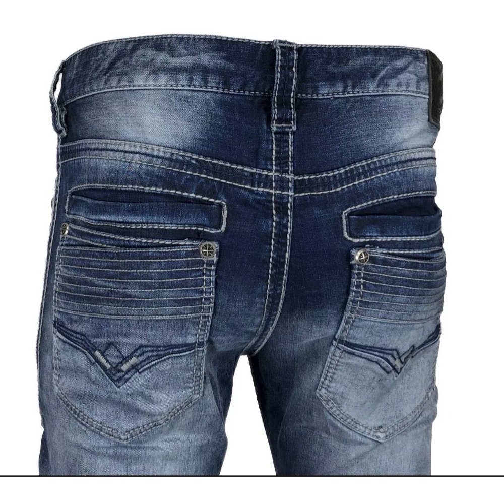 AFFLICTION Men's Denim Jeans BLAKE FLEUR CRITTER B - Picture 9 of 13